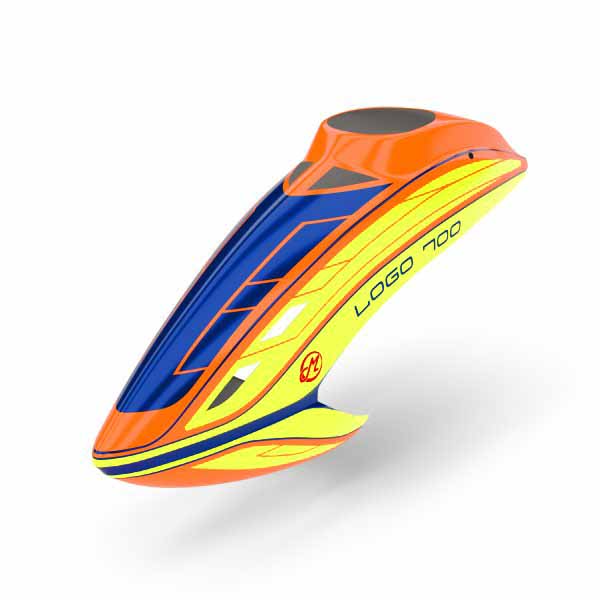 5603 Canopy , LOGO 700 V2 neon-orange/yellow