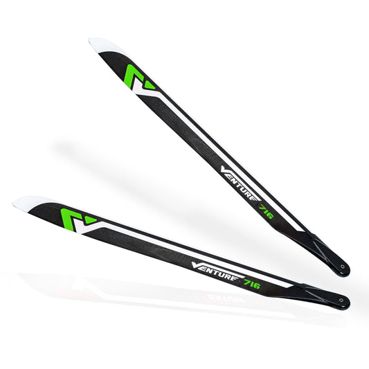 VENTURE 701mm Premium CF Blades – Green (Pre-Order)