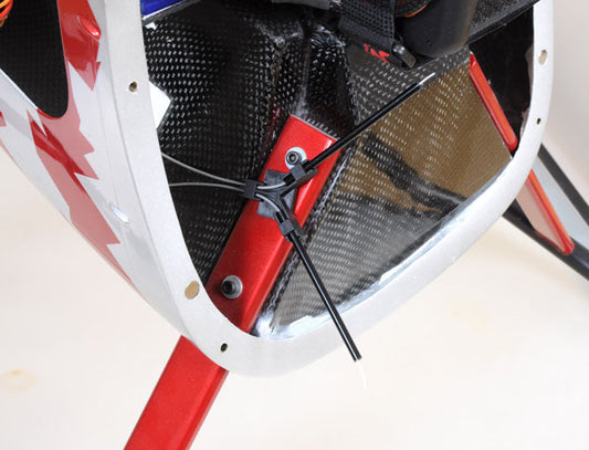 4953 Antenna support flat mounting, black