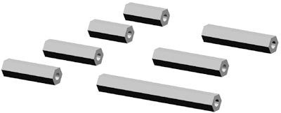 2371E Hex bolts alu LOGO 10/400