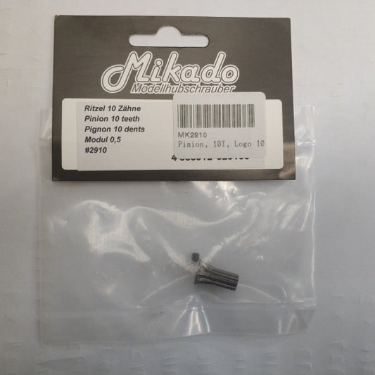 2910E Pinion 10 teeth M0.5 LOGO10