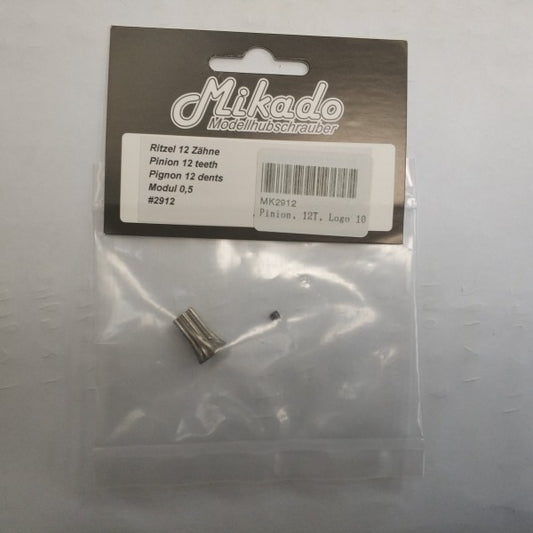 2912E Pinion 12 teeth M0.5 LOGO10