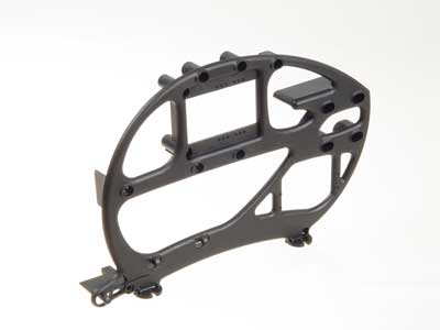 4188E Mainframe left LOGO 10/400 for mini servo size (FUTABA)