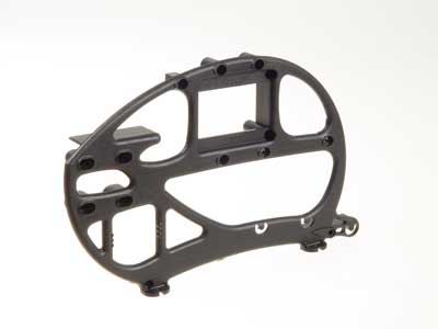 4187E Mainframe right LOGO 10/400 for mini servos (FUTABA)