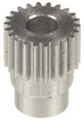 2822E Mikado Pinion 22 teeth dia. 5mm, module 0,5 LOGO 400