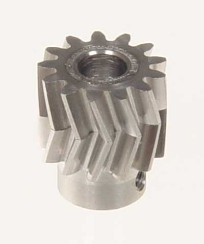 4413 Pinion for herringbone gear 13 teeth, M1, dia.6mm