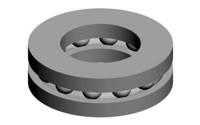 727 Thrust bearing 4x8x3,5