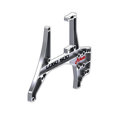 4407 Frame support left, LOGO 500/600 Carbon