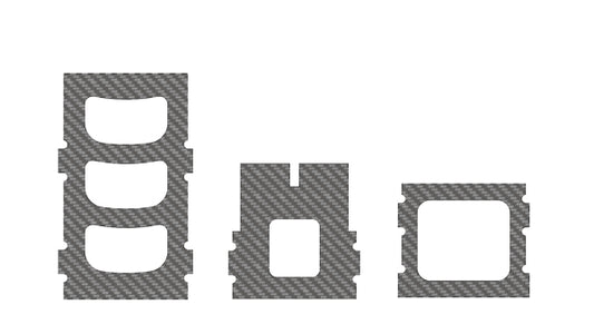 4744 Upper Carbon Chassis Frames 1mm, LOGO 700 XXtreme