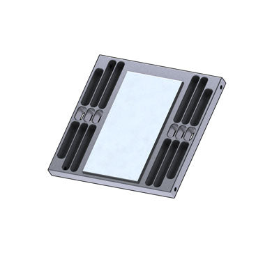 4396 Speed controler mounting plate, LOGO 500/600 Carbon