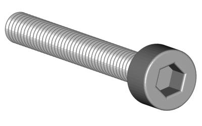 1916 Socket head cap screw M3x22 (4 pieces)