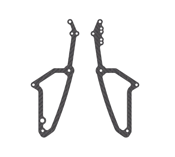 4775 Upper Stiffening Plate 1mm, LOGO 700 XXtreme