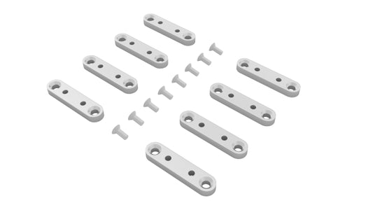 5021 Servo Mounting Plates 10+11mm, LOGO 700/800