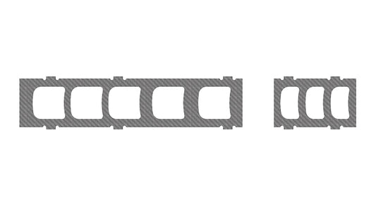 4742 Center Frames Carbon Chassis, 1mm, LOGO 700 XXtreme