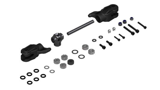 4569 MIKADO TAIL ROTOR HUB SET WITH BLADE HOLDER, Logo700 / 800