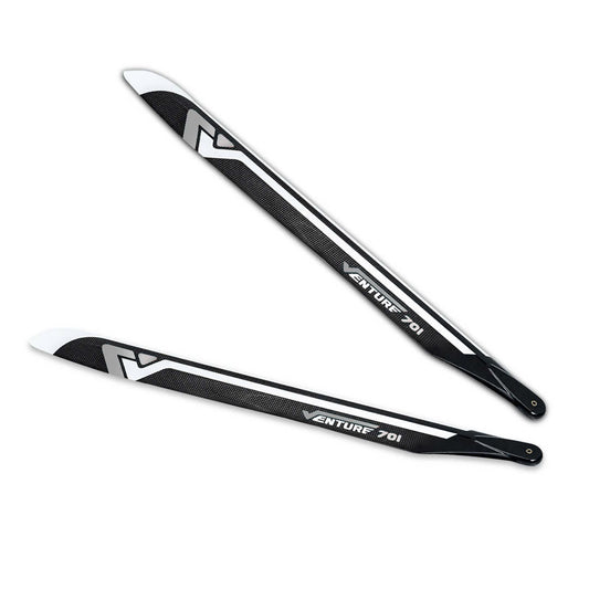 VENTURE 701mm Premium CF Blades – Silver (Pre-Order)
