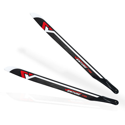 VENTURE 701mm Premium CF Blades – Red (Pre-Order)