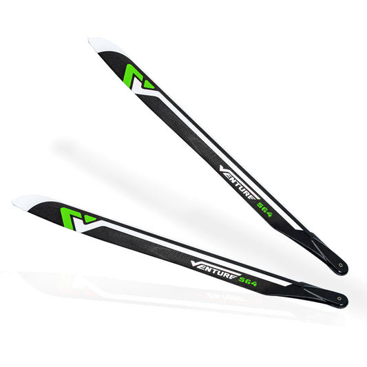 VENTURE 564mm Premium CF Blades – Green (Pre-Order)