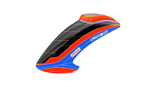 5249 Canopy GLOGO 690 SX, neon-orange/blue