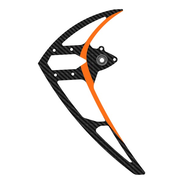 5103 Carbon vertical fin with ball bearing, LOGO 600
