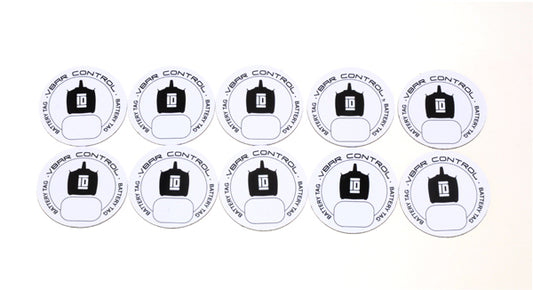 4908 VBar Control Battery ID tags