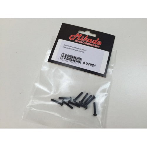 4921 Raised Head Hex Screw M3x16