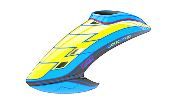 5148 Canopy LOGO 700, neon-yellow/blue/black