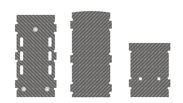 4740 RC/ESC Mounting Frames 1.5mm LOGO 700 Xxtreme